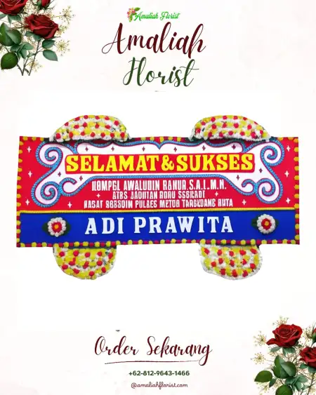 Papan Bunga Ucapan Selamat Tiflen